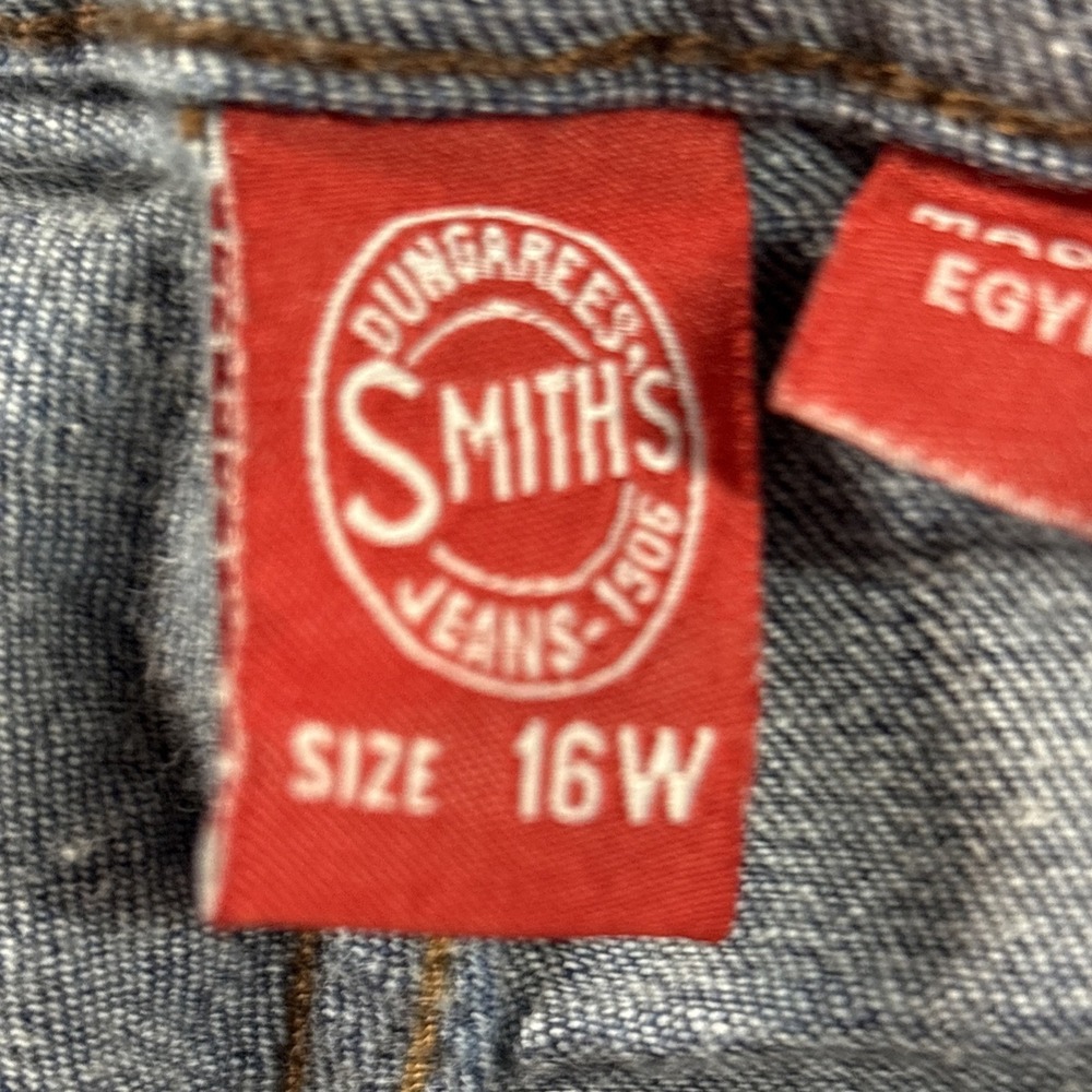 Smith's Dungarees Jeans Womens Sz 16w Blue Mid-Rise Bootcut Stretch Denim Jeans - Picture 3 of 9
